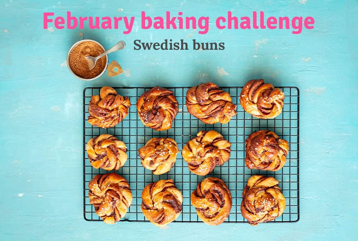 February baking challenge: Swedish buns