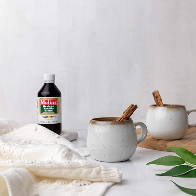 Healthy drinks made with vanilla to start the year off right!