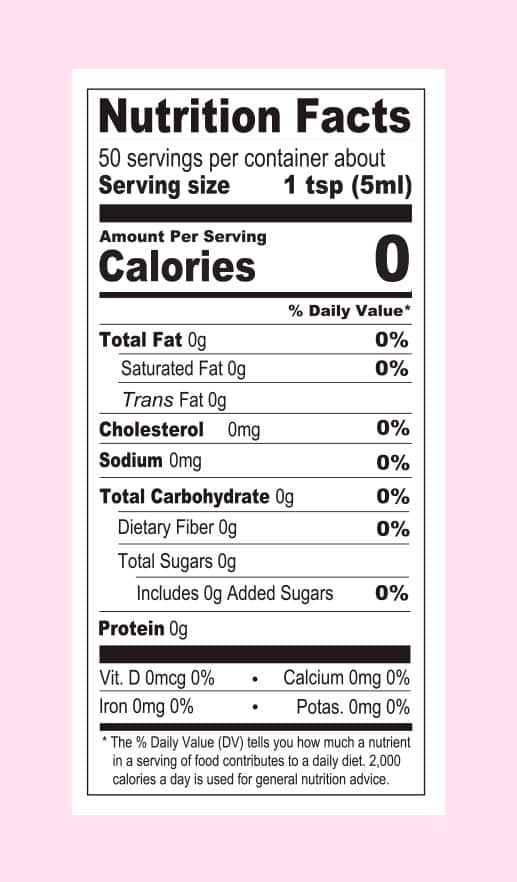 Nutrimental facts