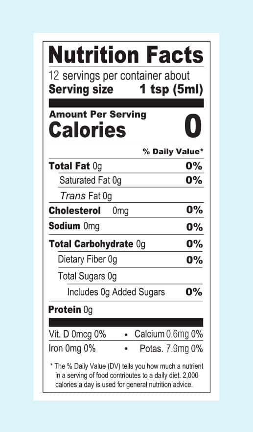 Nutrimental facts