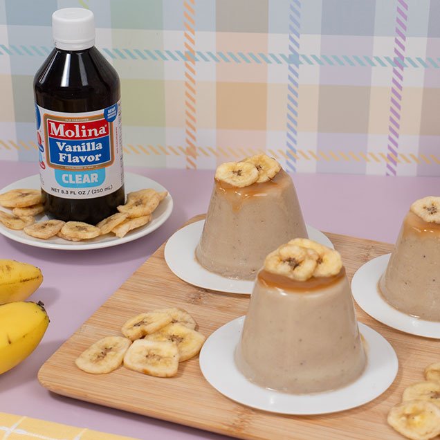 FLAN DE PLÁTANO LIGERO