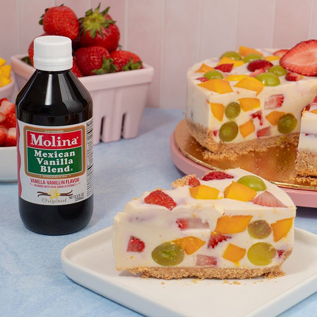 CARLOTA DE FRUTAS TIPO GELATINA