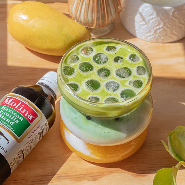 MANGO MATCHA LATTE
