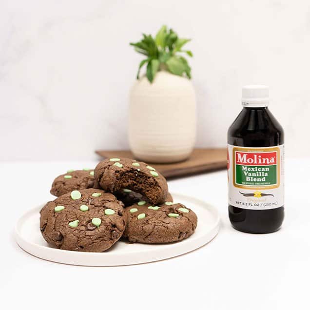 GALLETAS DE CHOCOLATE Y CHISPAS DE MENTA
