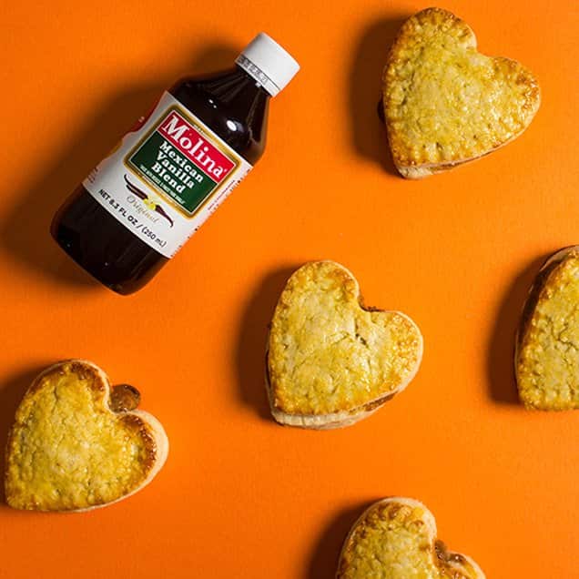 DULCE DE LECHE HEART EMPANADAS